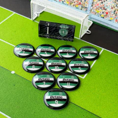 Sporting 2024/2025 Uniforme 1 - Vidrilha 45mm - Botões Pro Gol