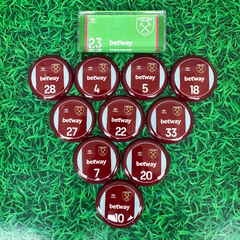 West Ham 23/24 Uniforme 1 - Vidrilha 45mm