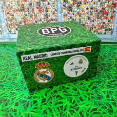 Real Madrid Campeão Champions League 15/16 Uniforme 1 - Vidrilha 45mm