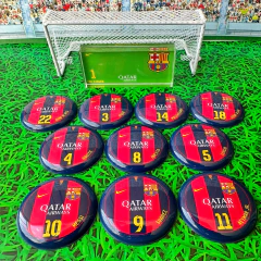 Imagem do Barcelona Campeão Champions League 14/15 Uniforme 1 - Vidrilha 45mm