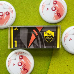 Roma 24/25 Away - Vidrilha 45mm - Botões Pro Gol