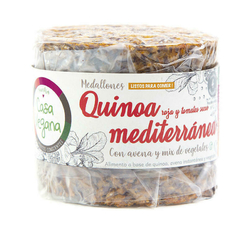 Hamburguesas Quinoa Mediterranea x 400g - Casa Vegana