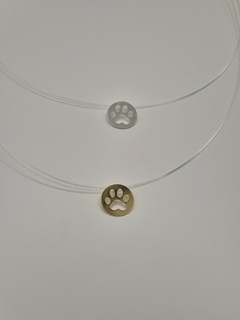 Colar Patinha de Cachorro - Nylon - LYM Acessórios