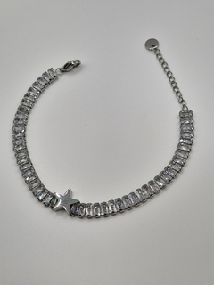 Pulseira Riviera Baguete - Aço - loja online