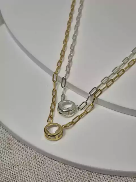 Colar Ponto de luz e Correntaria Diana - comprar online