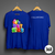 Camiseta Paz Kids Azul logo grande