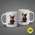 Pet Torcedor - Caneca - Chihuahua - Coral