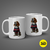 Pet Torcedor - Caneca - Beagle - Coral