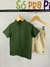 Camisa gola padre verde - Só Pra Piá