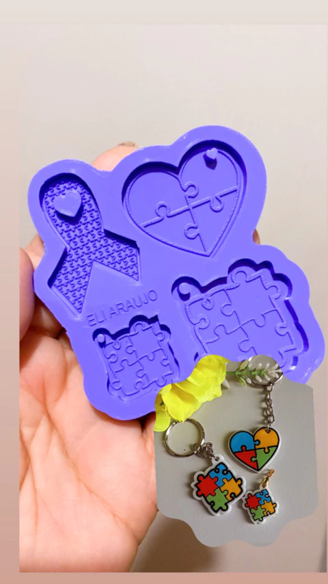 Molde tema autismo - comprar online