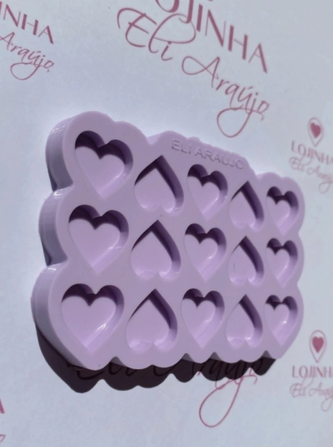 Molde de mini coraçao 1.9 cm - comprar online