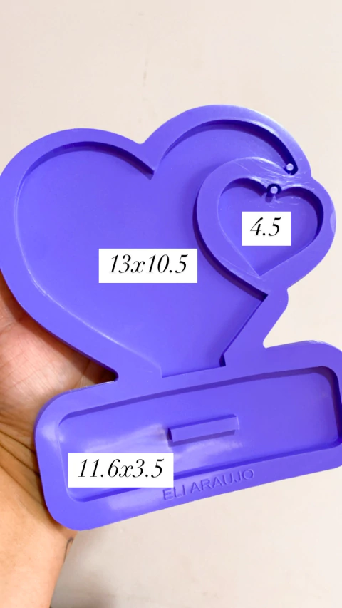 Molde porta Retrato de Coracao - comprar online