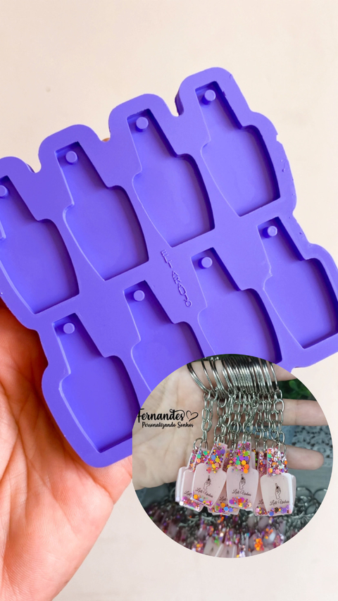 Molde mini esmalte com 8 - Bazar