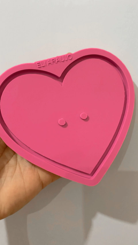 Molde porta alianças coração - comprar online