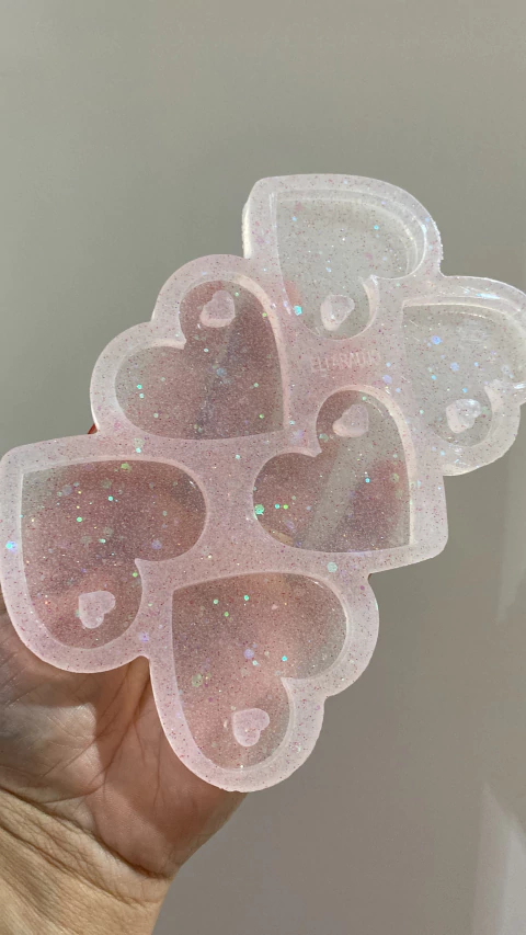 Molde de Platina coracao 5cm - comprar online