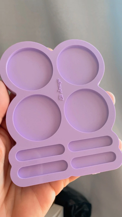 Molde porta cracha redondo - comprar online