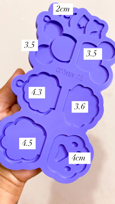 Molde de Silicone capa para chave