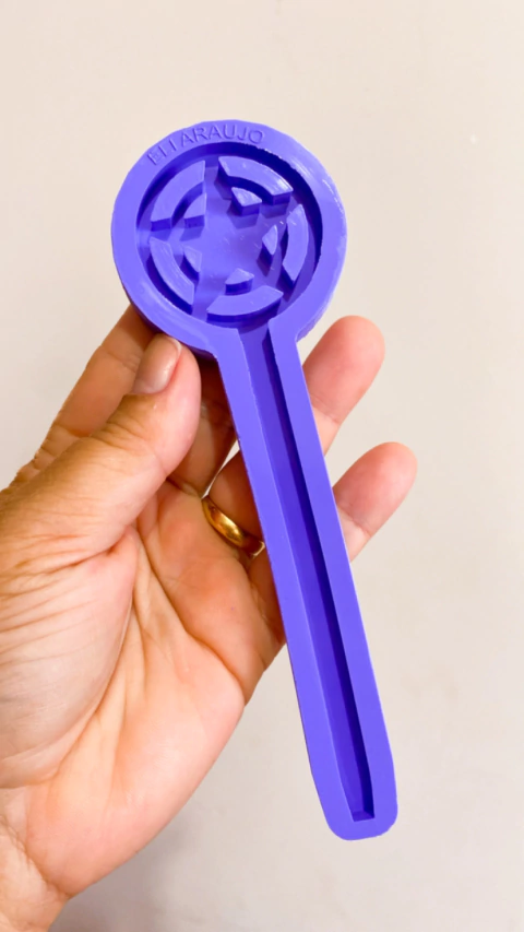 Molde para lápis Capitão America