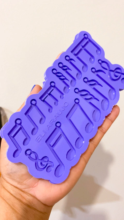 Molde notas musicais