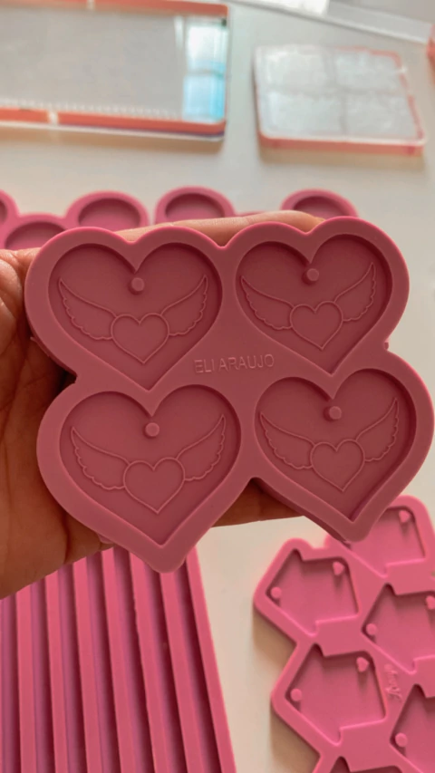 Molde coração eternização Pet - comprar online