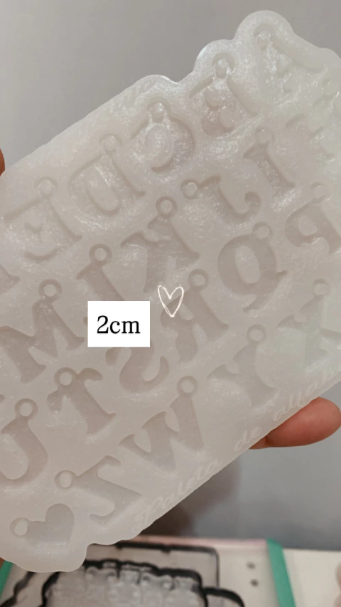 Molde Platina Alfabeto 2 cm - comprar online