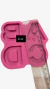 Molde de Silicone Alfabeto letra ABCD - comprar online