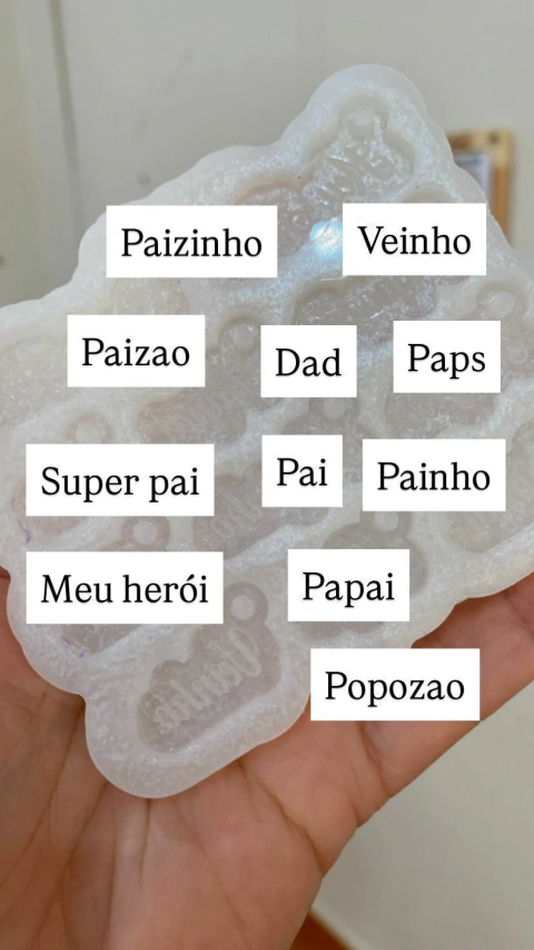 Molde platina Nomes diversos PAI - comprar online