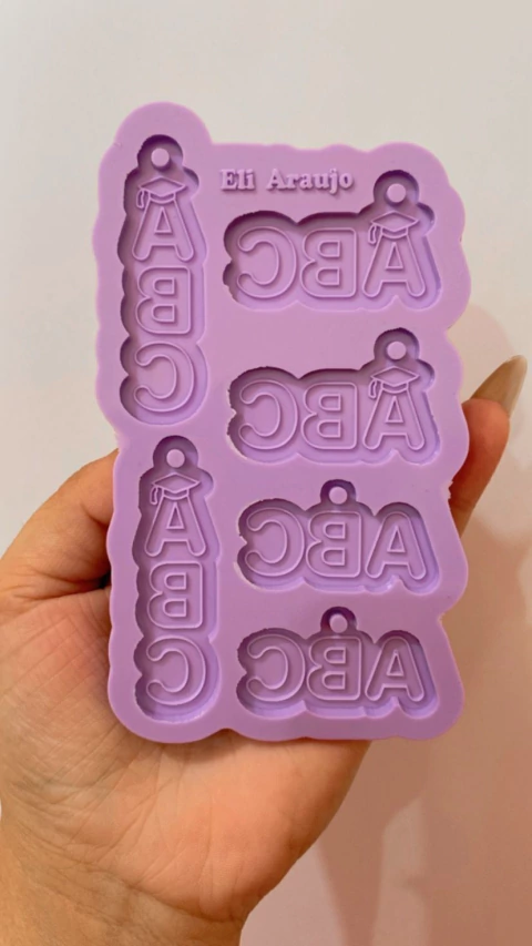 Molde de Pingentes ABC - comprar online