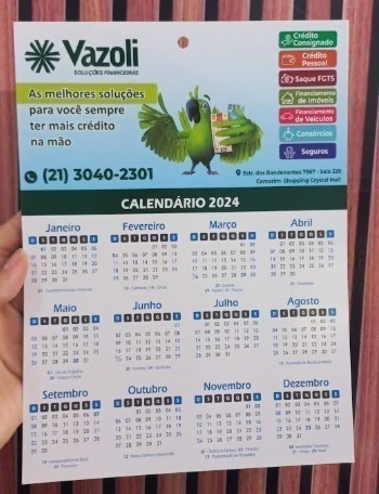Calendário de Parede