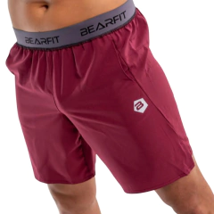 BERMUDA SPORT SHORT BEARFIT - 3 ESTRELLAS - BORDO