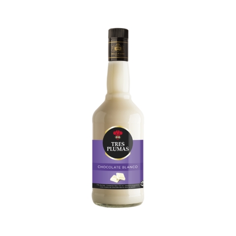 LICOR CHOCOLATE BLANCO TRES PLUMAS