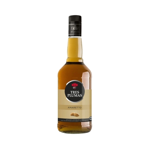 LICOR AMARETTO TRES PLUMAS