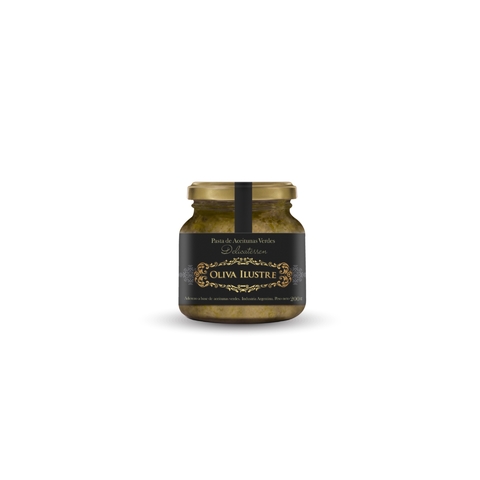 PASTA DE ACEITUNAS VERDES FRASCO X 220grs
