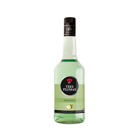 LICOR MANZANA TRES PLUMAS