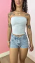 Imagem do Short jeans marmorizado claro