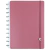 Cuaderno Inteligente Guava de color rosa con cierre Discos y anillas metálicos.