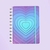 Imagen de Cuaderno Inteligente Colección Lovely Silver Love