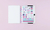 Cuaderno inteligente Let’s Glitter Colorfull abierto, mostrando una página con stickers coloridos y espacio en blanco para escribir.