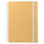 Cuaderno inteligente en color naranja pastel con cierre elástico y diseño minimalista.