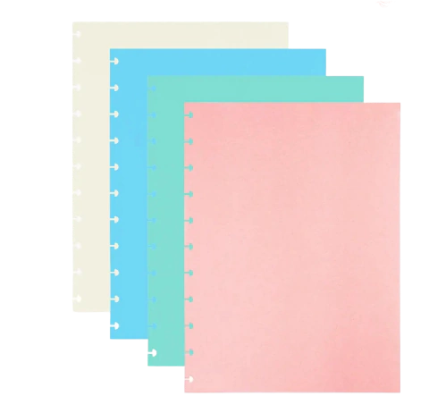 Refil Colorido Grande para Cuaderno Inteligente pack x 50 hojas 80gr