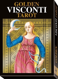 TAROT Visconti Dorado Arcanos Mayores 22 Cartas y Librito LO SCARABEO