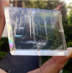 Piedras Gemas Calcita Óptica N4 Pulida Monte Kurama