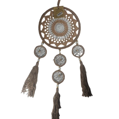 Atrapasueños Crochet Combinado 17cm Monte Kurama