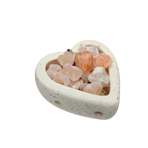 Lámpara de Sal Corazón 13cm Aprox Monte Kurama