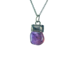 Dije Amatista Capuchón Metal N2 Monte Kurama