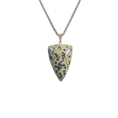 Dije Jaspe Dalmata Colmillo 4cm aprox Monte Kurama