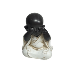 Monjecito Ciego 10cm Blanco