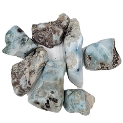 Piedras Gemas Larimar N2 Pulida Monte Kurama