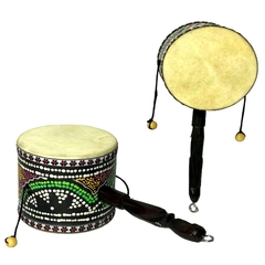 Tambor de Mano 25x11cm aprox Monte Kurama - comprar online