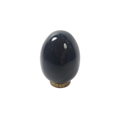 Piedras Gemas Huevo Obsidiana Negra 3,5cm aprox Monte Kurama